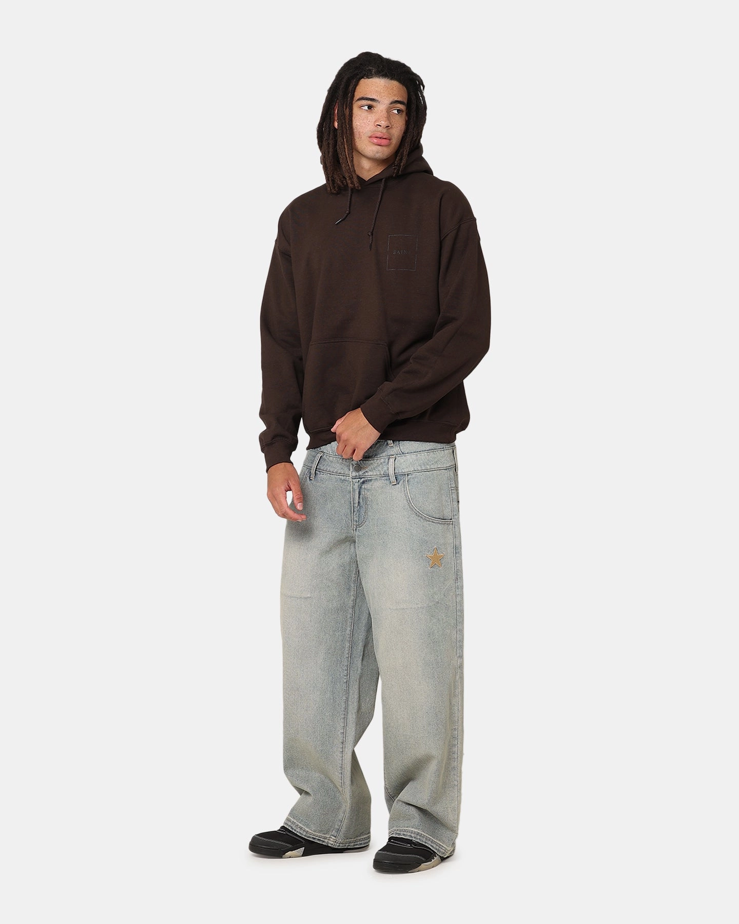 Cheetah like Fade Resistant Saint Morta Division Hoodie Brown