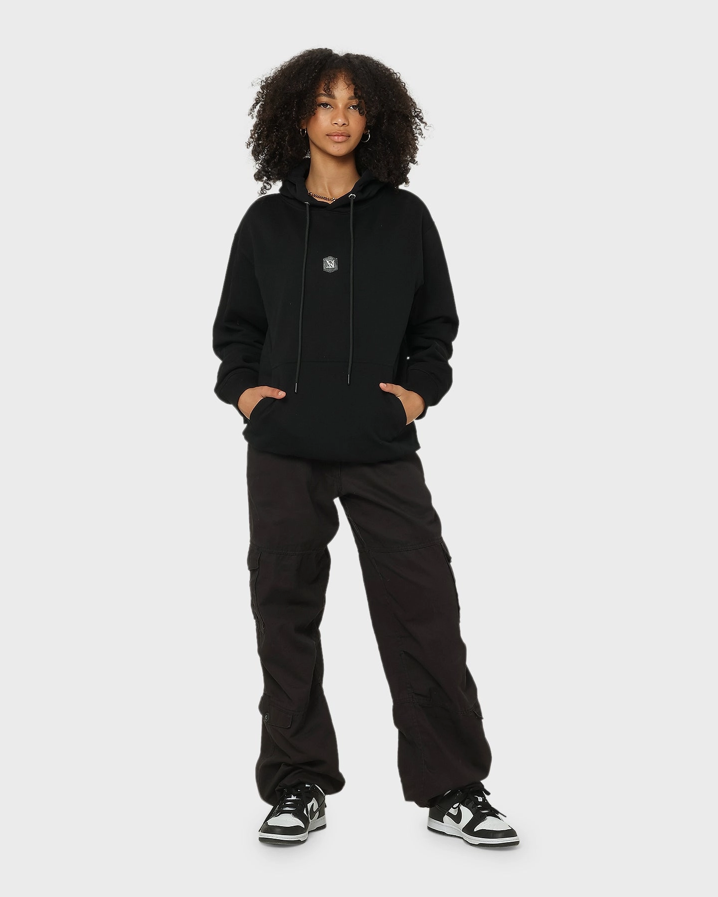 Saint Morta Edition Hoodie Black quilted