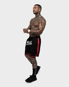 tall sizing Saint Morta Envogue All-Star Woven Shorts Black/Red