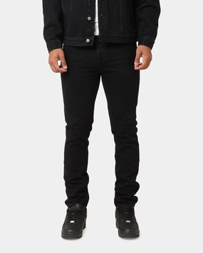 Easy Fit Saint Morta Fimi Distressed Jeans Washed Black