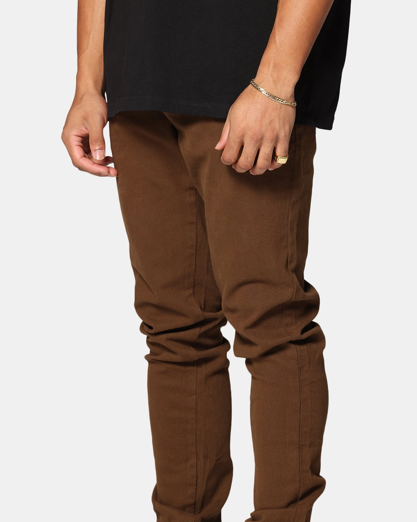 Saint Morta Fimi Jeans Vintage Brown Spring Mood Brunch Outfit Formal Faded Wash