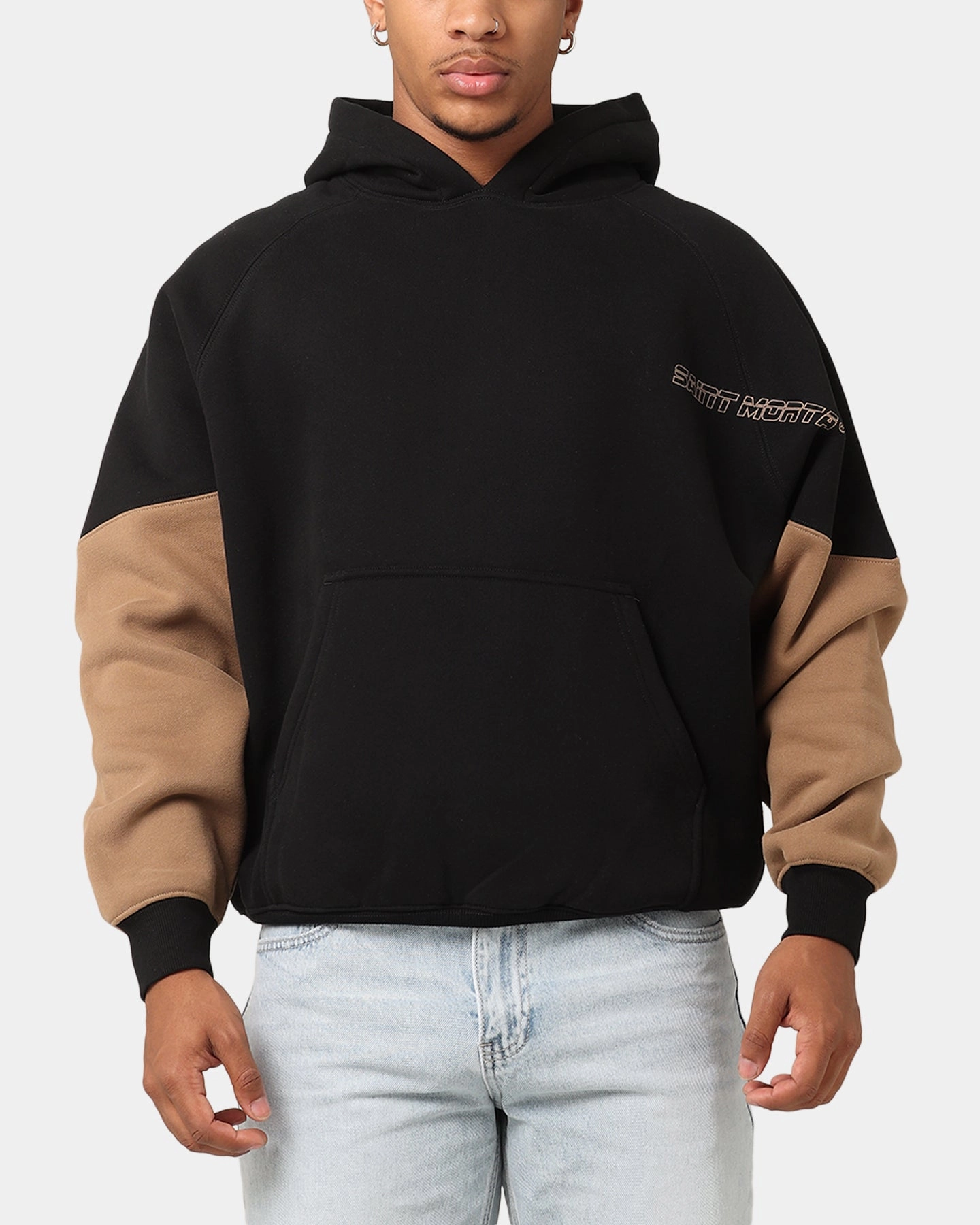 Saint Morta First Issue Hoodie Black/Tan Wool All Day Comfort