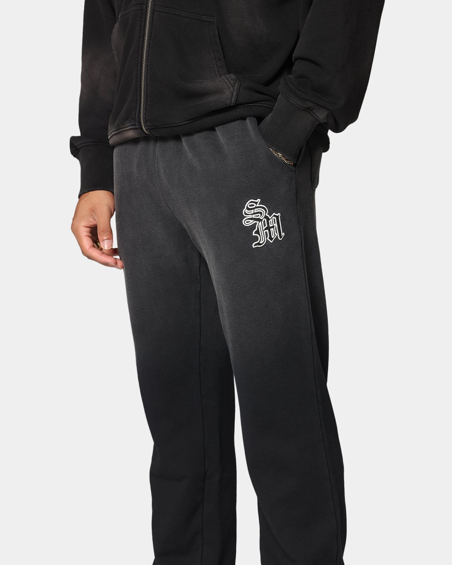 Chill Wear Saint Morta Gothic Sweatpants Sunfade Black