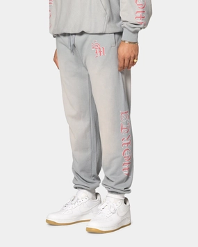 Saint Morta Hardcore Sweatpants Sunfade Grey pilling resistant Lounge-friendly