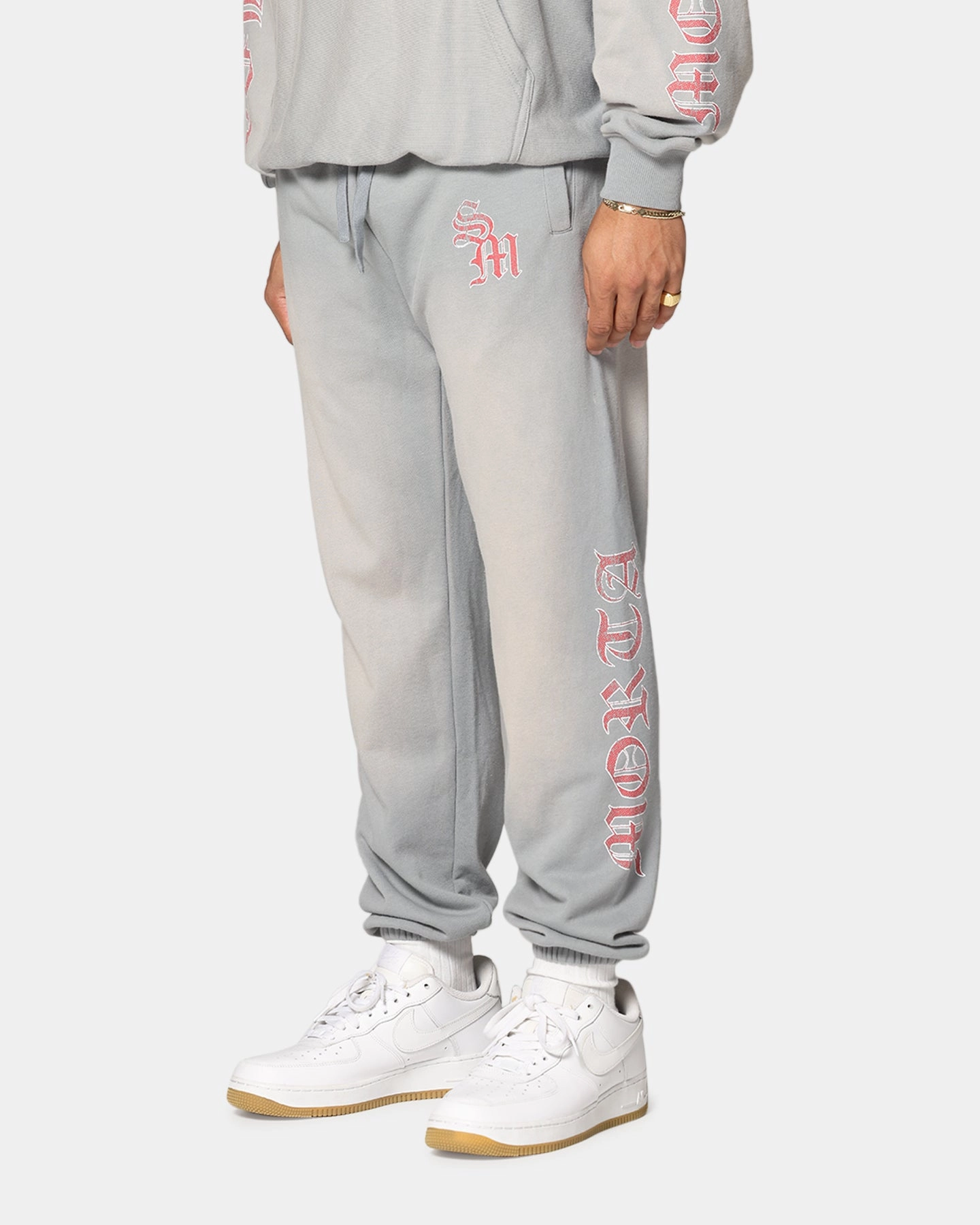 Saint Morta Hardcore Sweatpants Sunfade Grey pilling resistant Lounge-friendly
