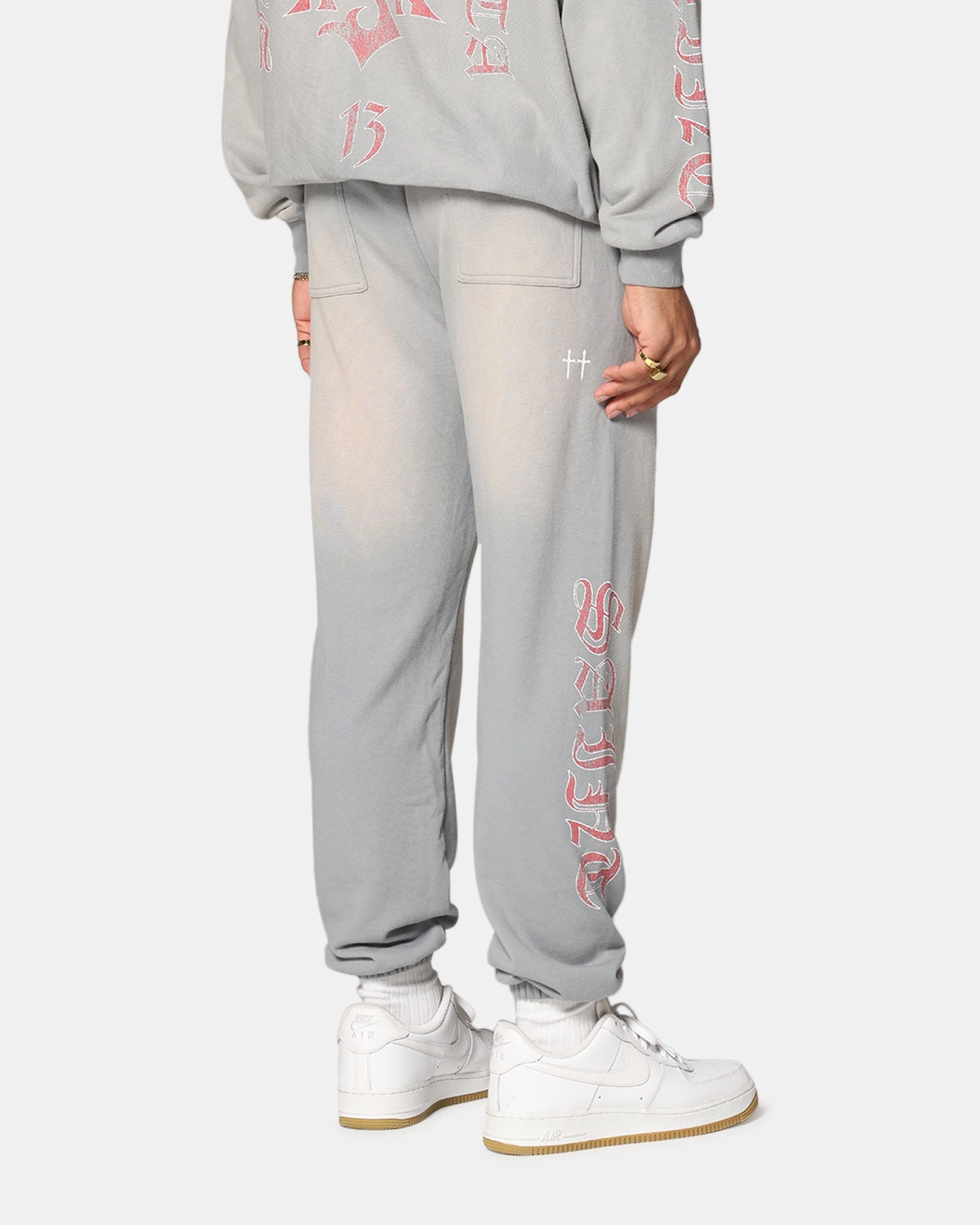 Layer Comfort Saint Morta Hardcore Sweatpants Sunfade Grey