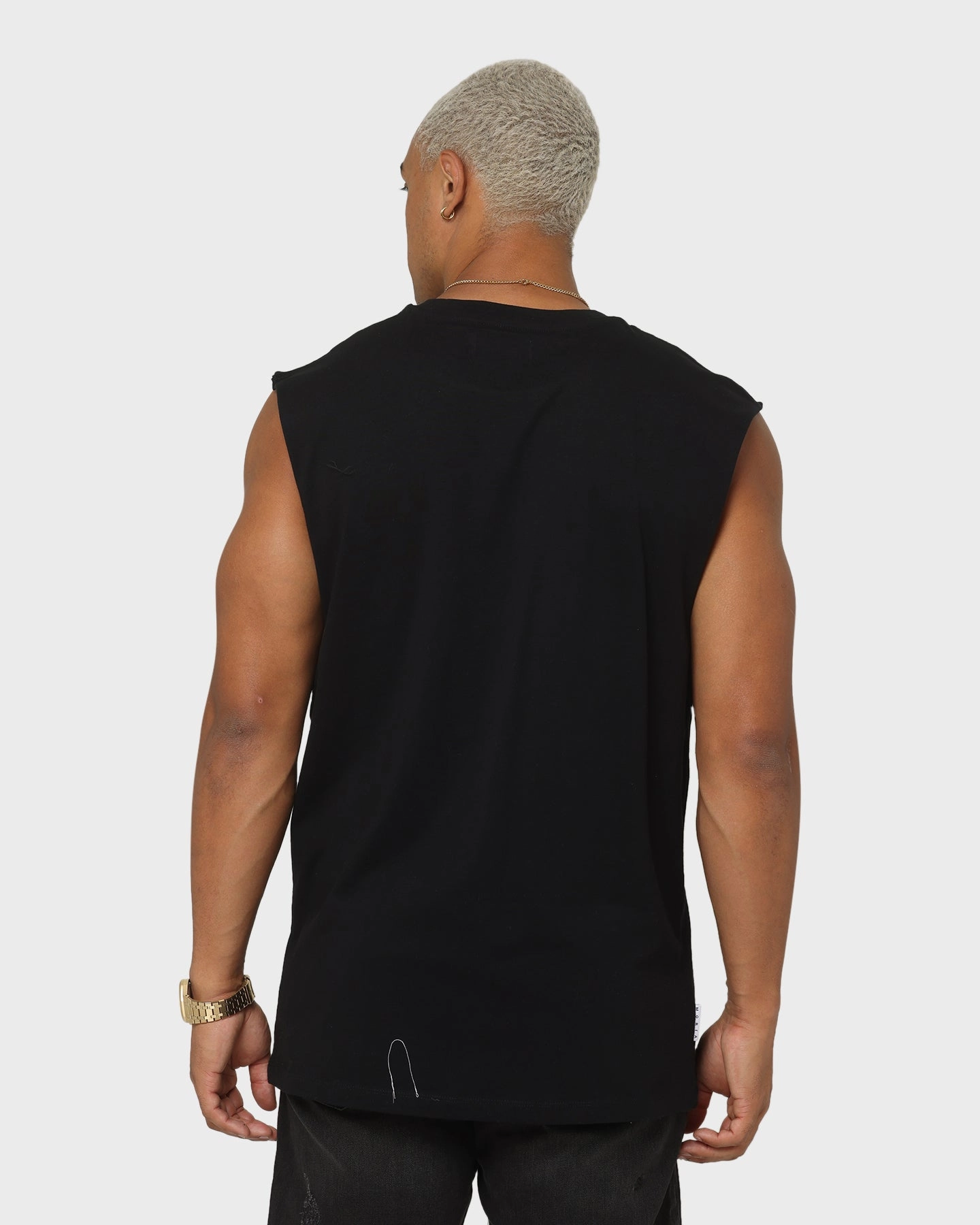 Saint Morta Humanity Muscle T-Shirt Black Weekend Style Trend