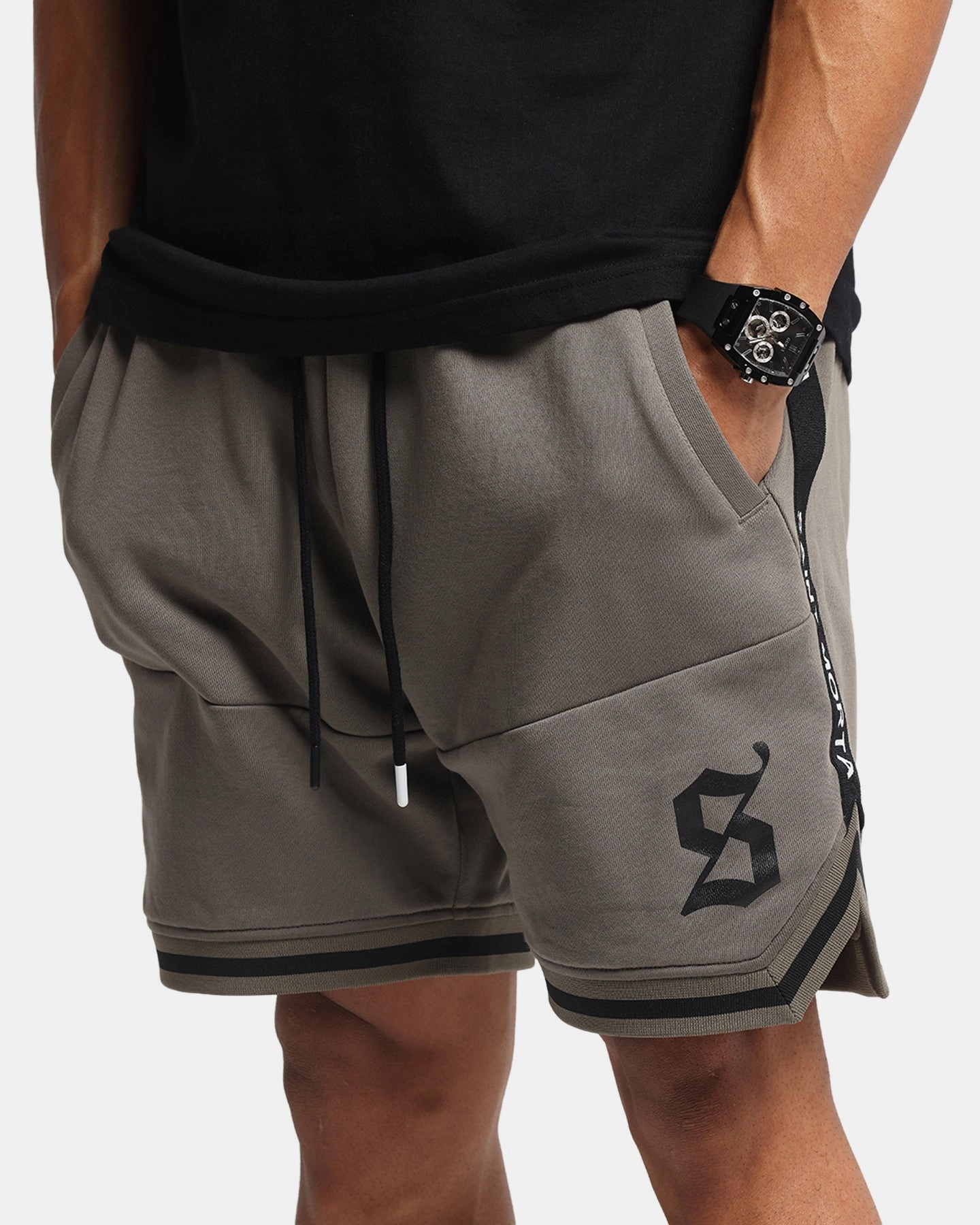 StretchWaistband Saint Morta Icon X Fleece Short Brown