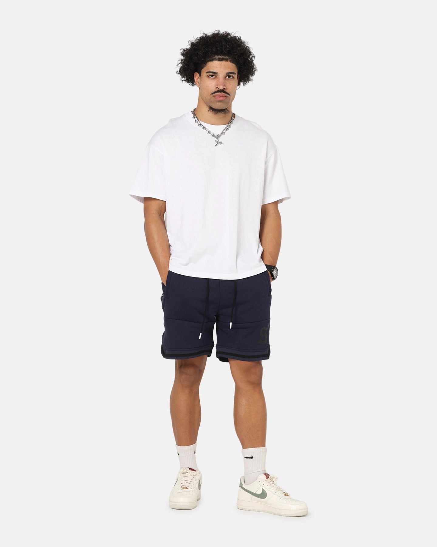 Beach Vibes Saint Morta Icon X Fleece Short Indigo