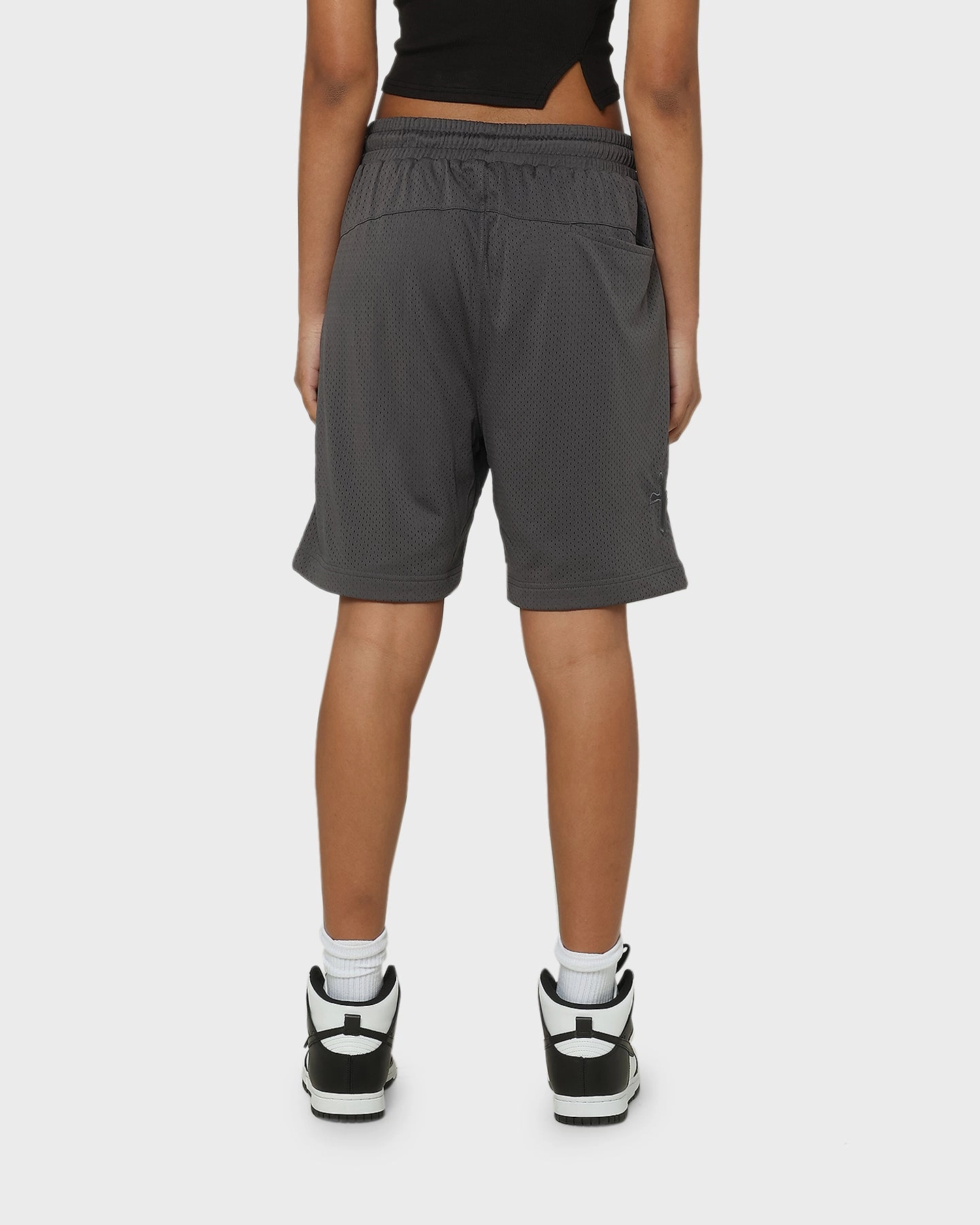 Saint Morta Kingdom Basketball Shorts Dark Grey Chill Mood