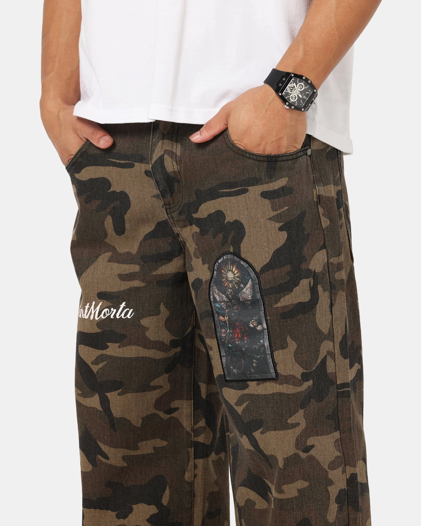 Saint Morta Kingdomcome Baggy Pant Camo Chilly Day Ready Hip Friendly Pockets