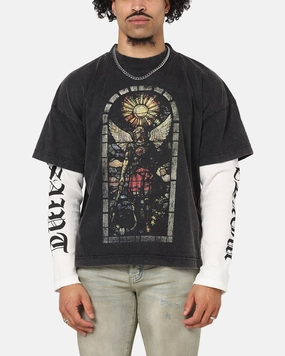 safe for skin Top Rated Saint Morta Kingdomcome Long Sleeve T-Shirt Vintage Black