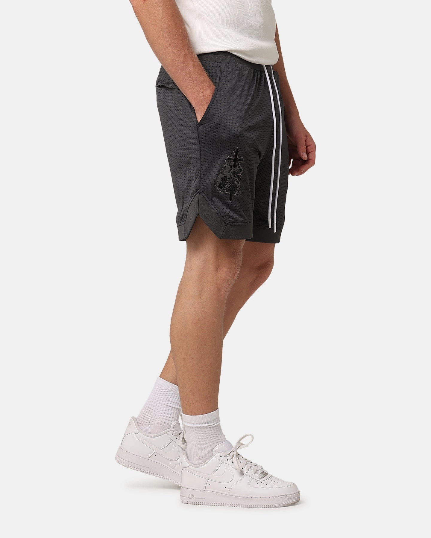 cheering section Saint Morta La Rambla Basketball Shorts Grey