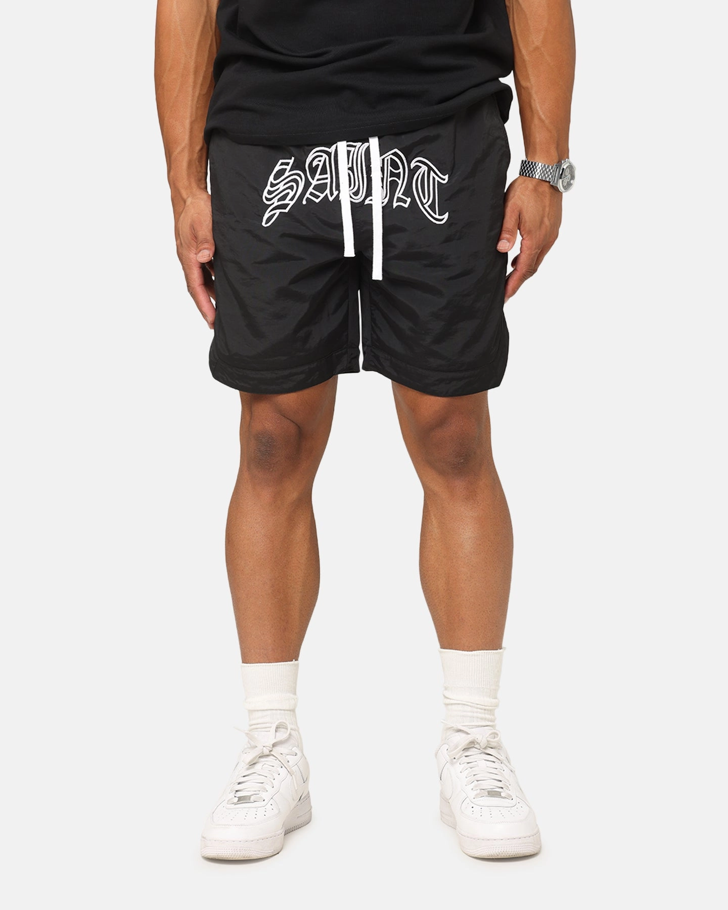 Saint Morta Lucius Shorts Black Limited Edition beachy vibe