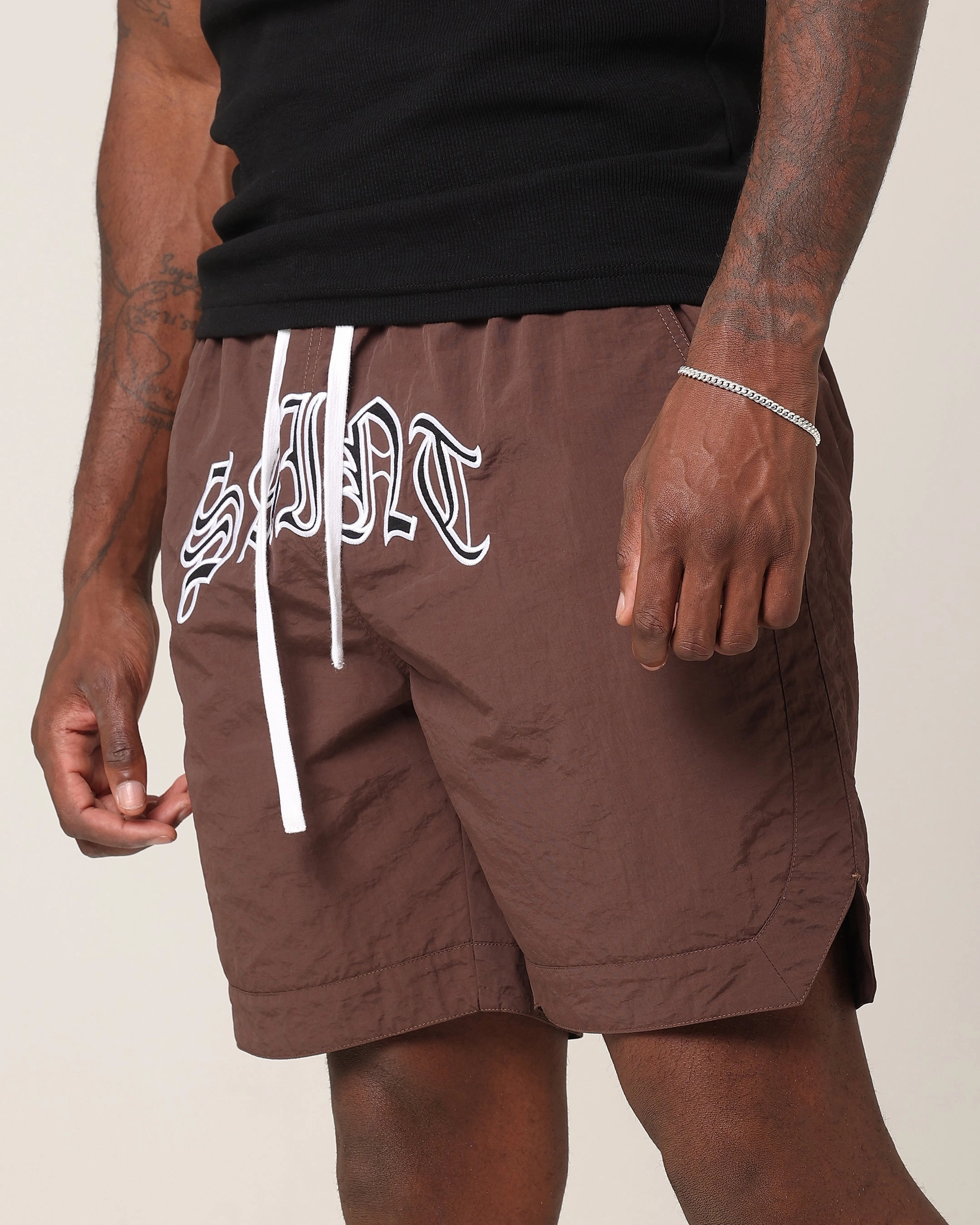 Eco Certified Dye Saint Morta Lucius Shorts Chocolate