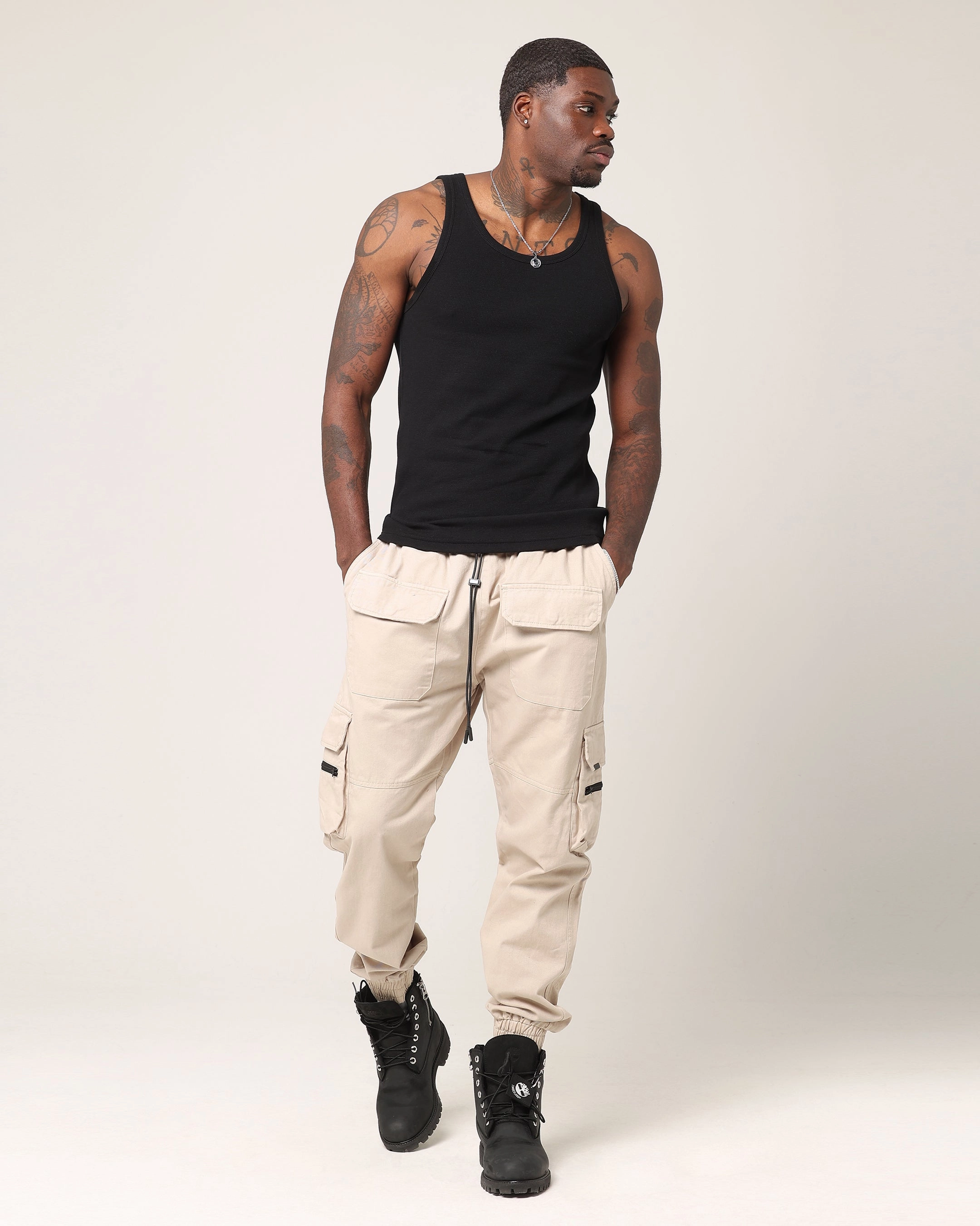 Saint Morta Payload Tactical Jogger Stone Lightweight Fabric Stretchable Design