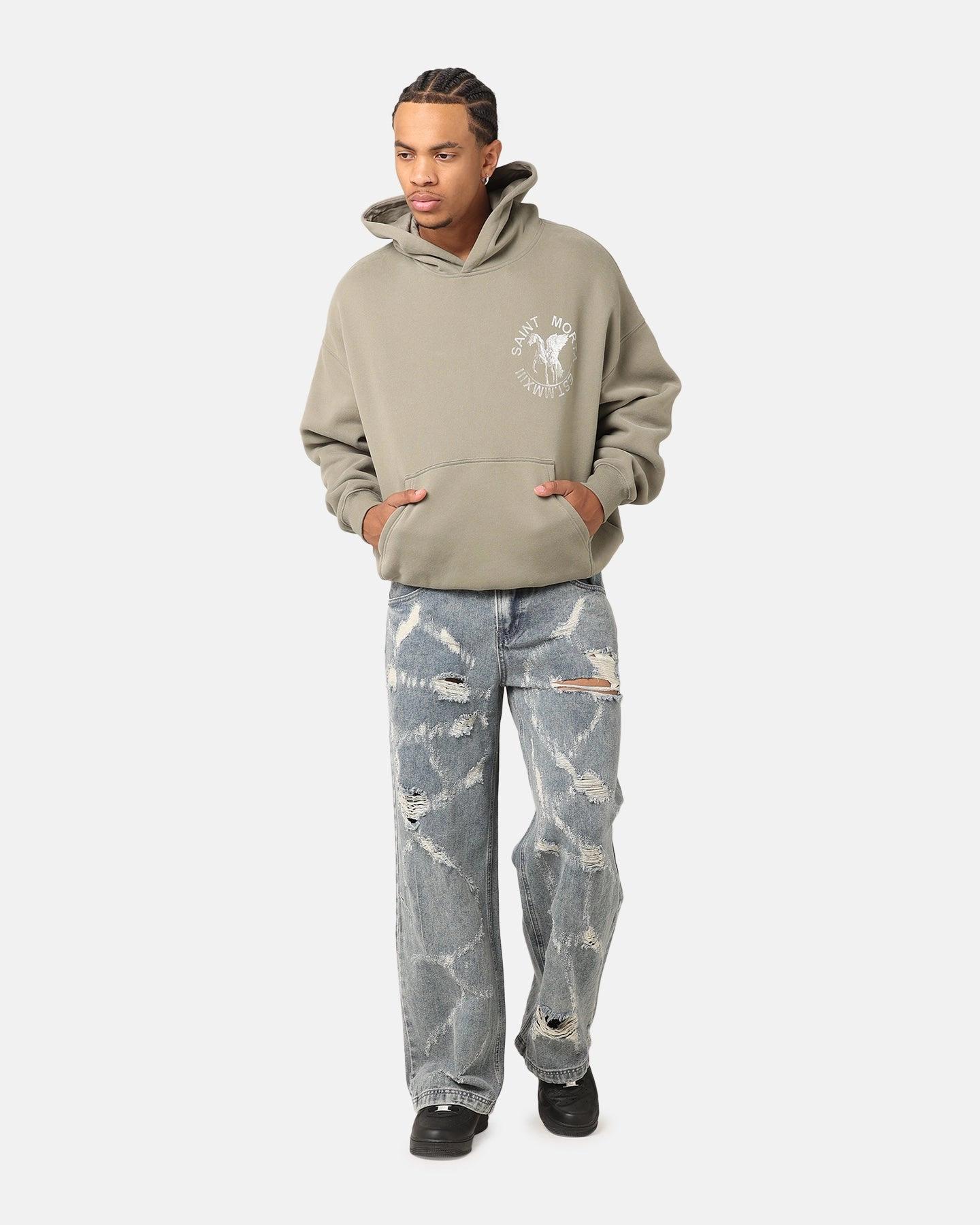 Quick Closure Saint Morta Pegasus Premium Hoodie Khaki