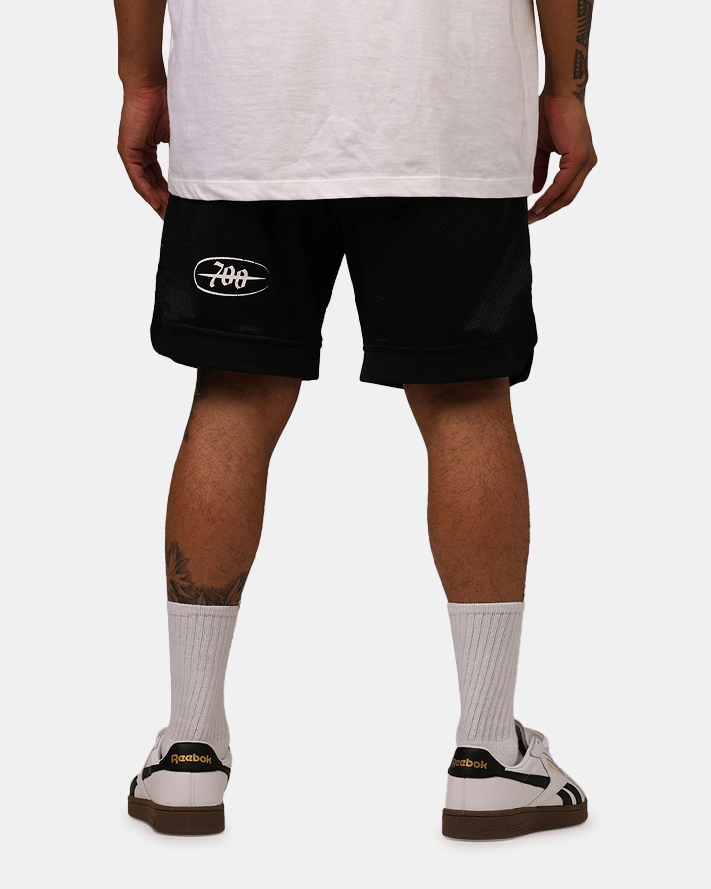 Friction Reducing Lining Beach essential Saint Morta Post Humanous Basketball Short Black/White