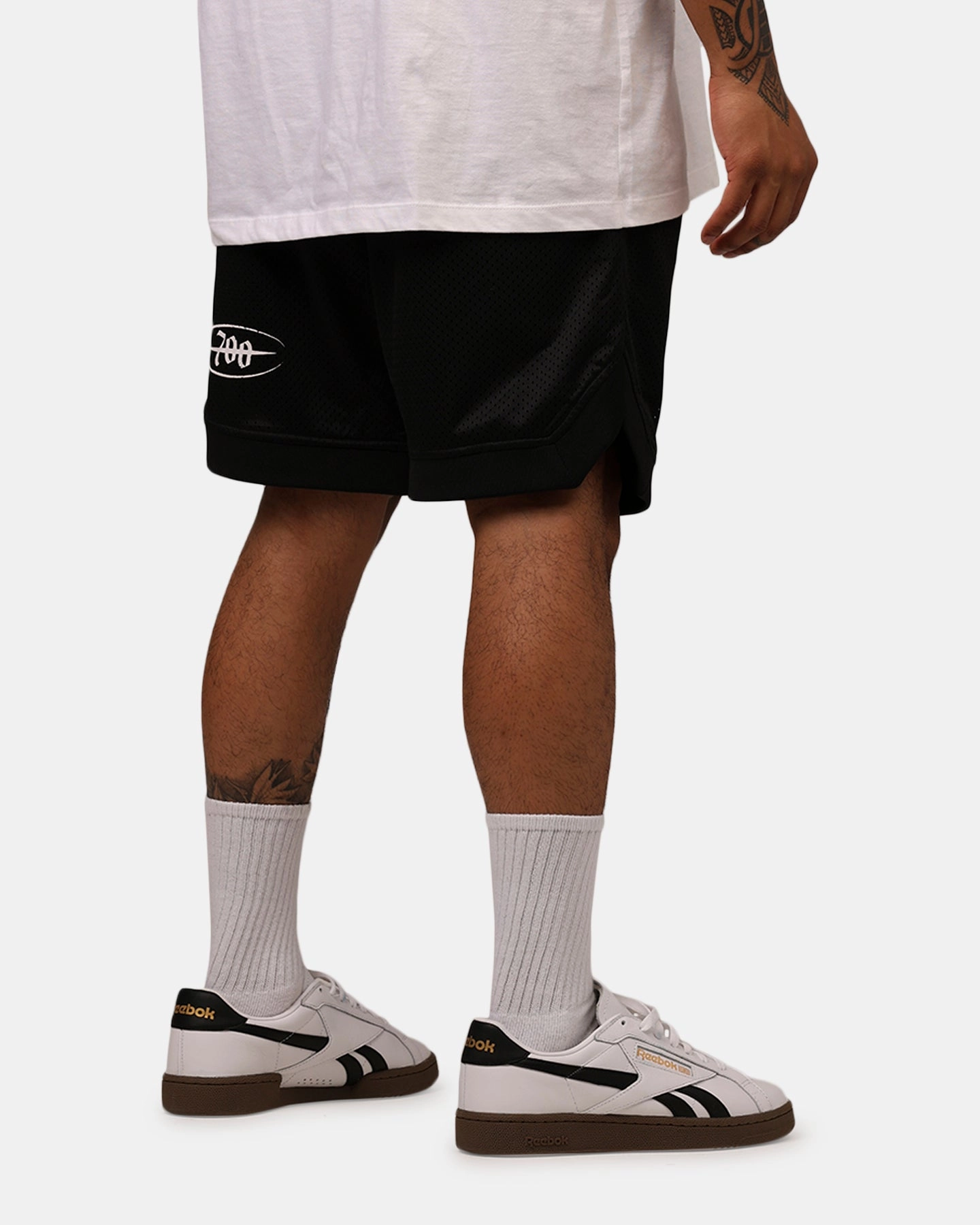 Saint Morta Post Humanous Basketball Short Black/White Weekend Casual