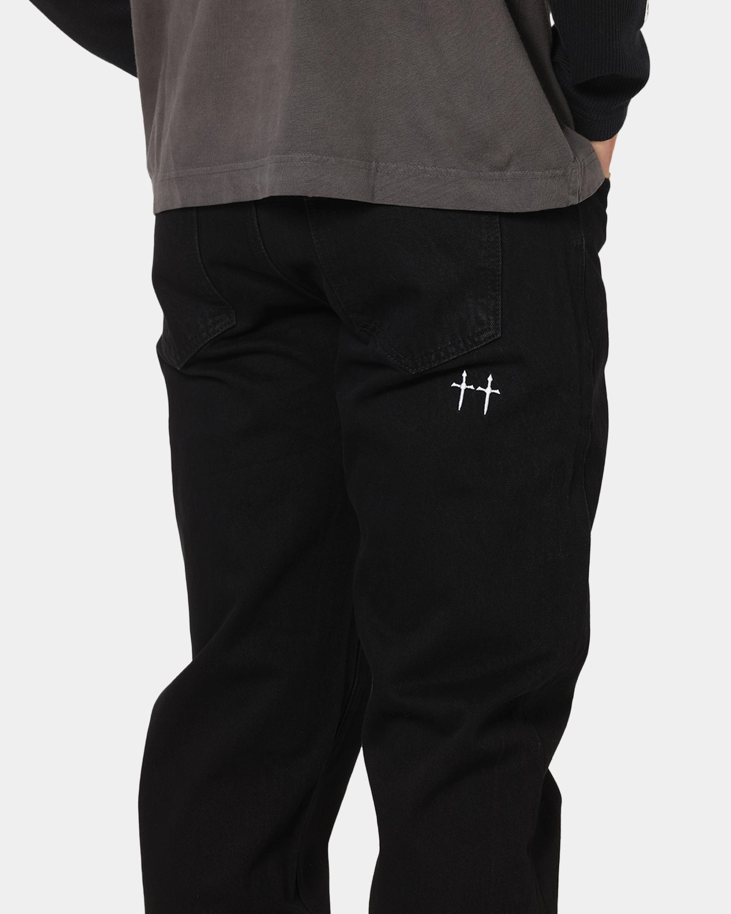 Airy Touch Saint Morta Psykhe Jeans Black Stonewash