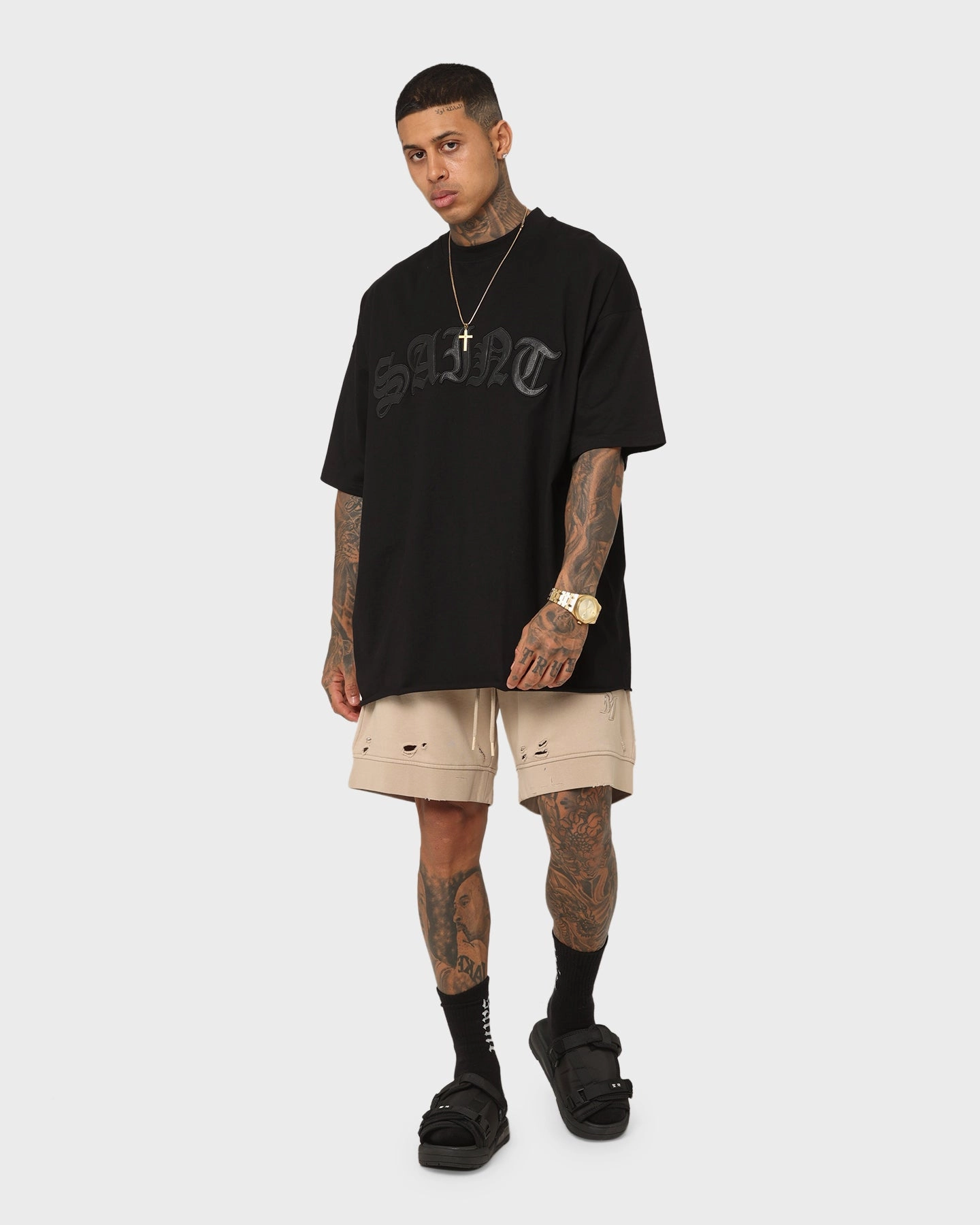 Hygienic Antimicrobial Layer Saint Morta Rags Fleece Shorts Stone