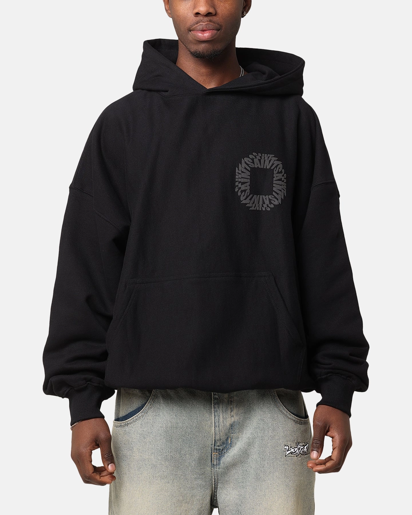 Saint Morta Rave Premium Hoodie Black Wind Safe