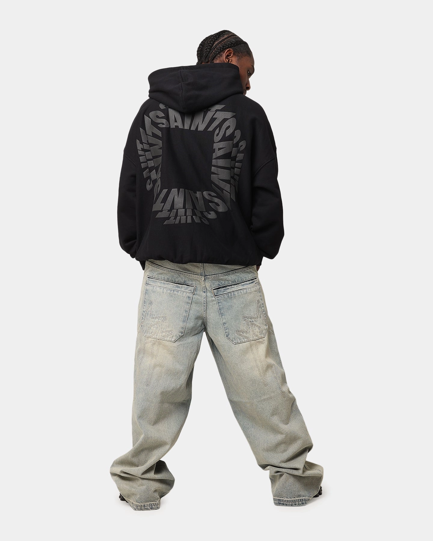 Saint Morta Rave Premium Hoodie Black Winter Comfort