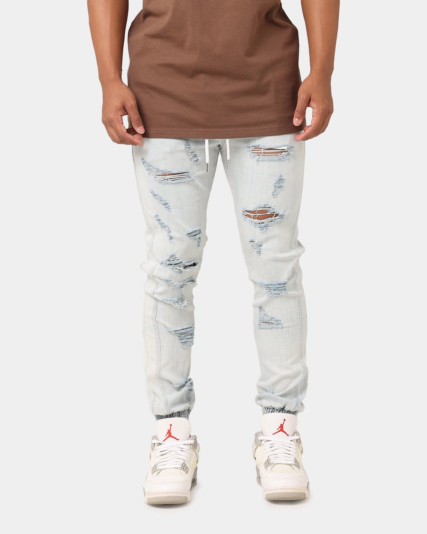 Saint Morta Riot Joggers Light Blue Plus-size option