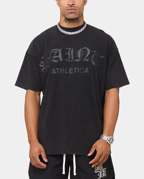 Saint Morta Saint Athletica Boxy T-Shirt Vintage Black quick dry