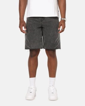 Saint Morta Sanctified Jorts Aged Grey men's fashion Lounge Ready