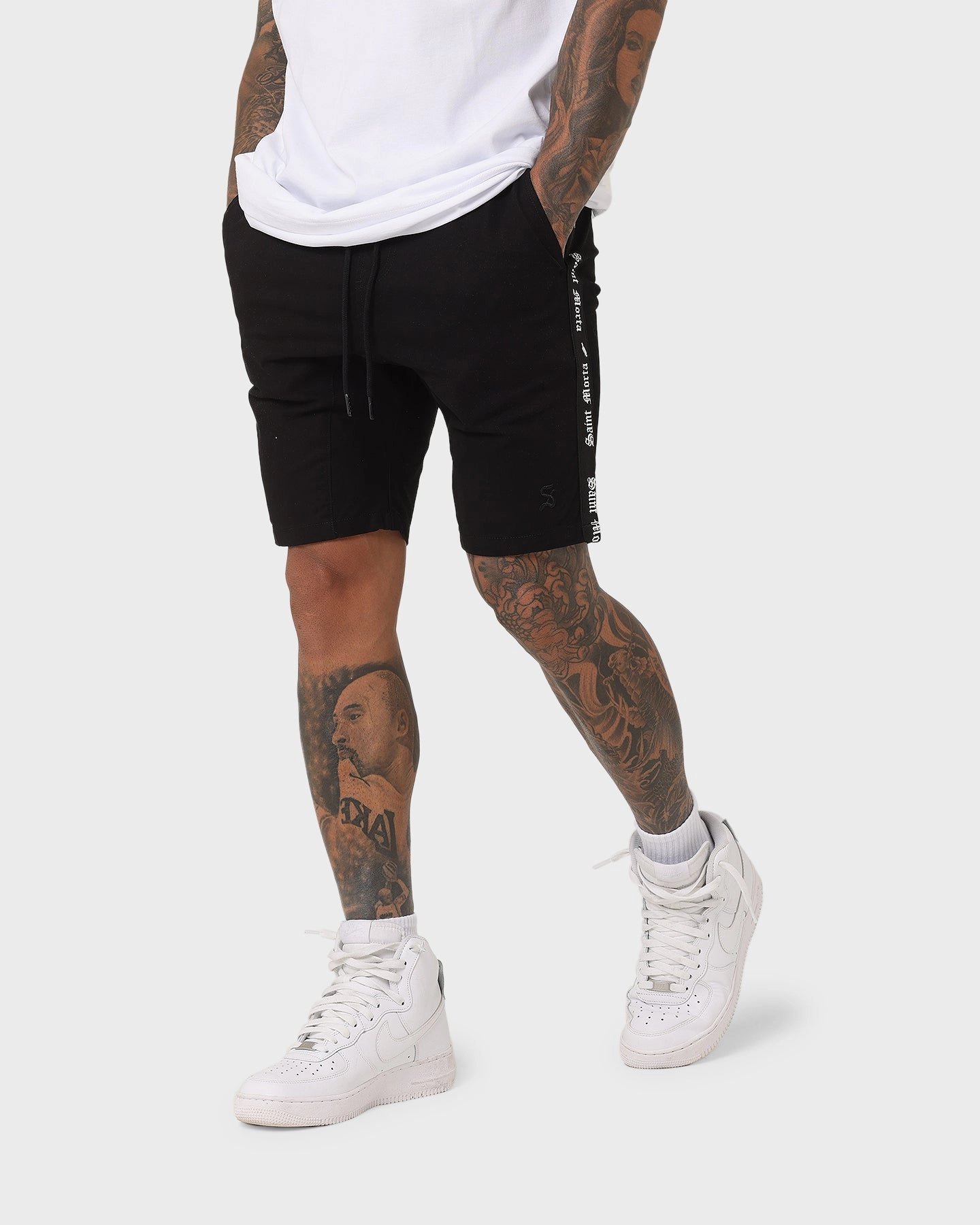 Saint Morta Sport X Walk Shorts Black Sun Ready Abrasion Resistant Surface