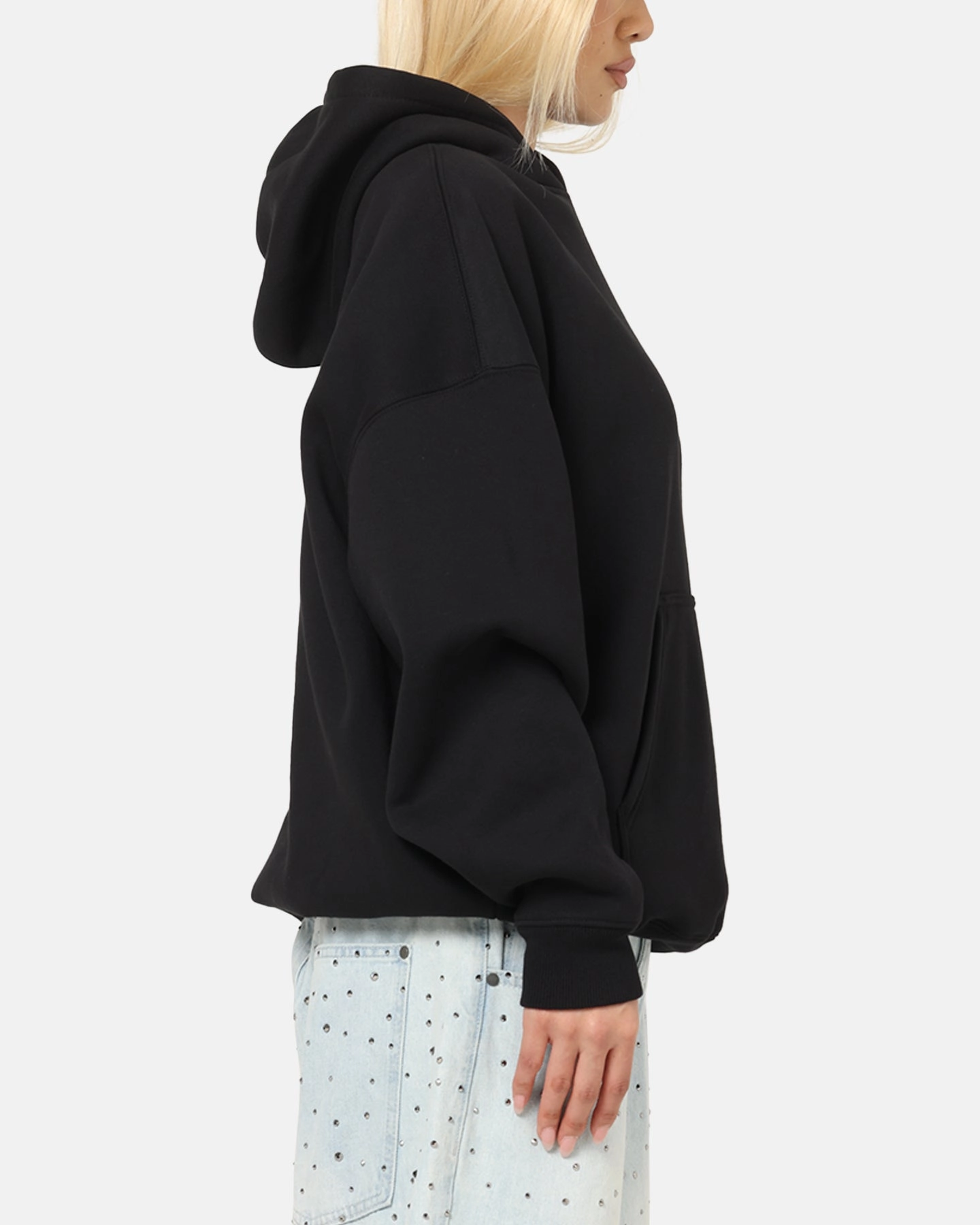 Saint Morta Studios Boxy Hoodie Black School Days
