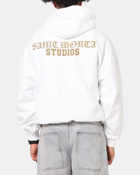 Button up pockets Saint Morta Studios Boxy Hoodie White