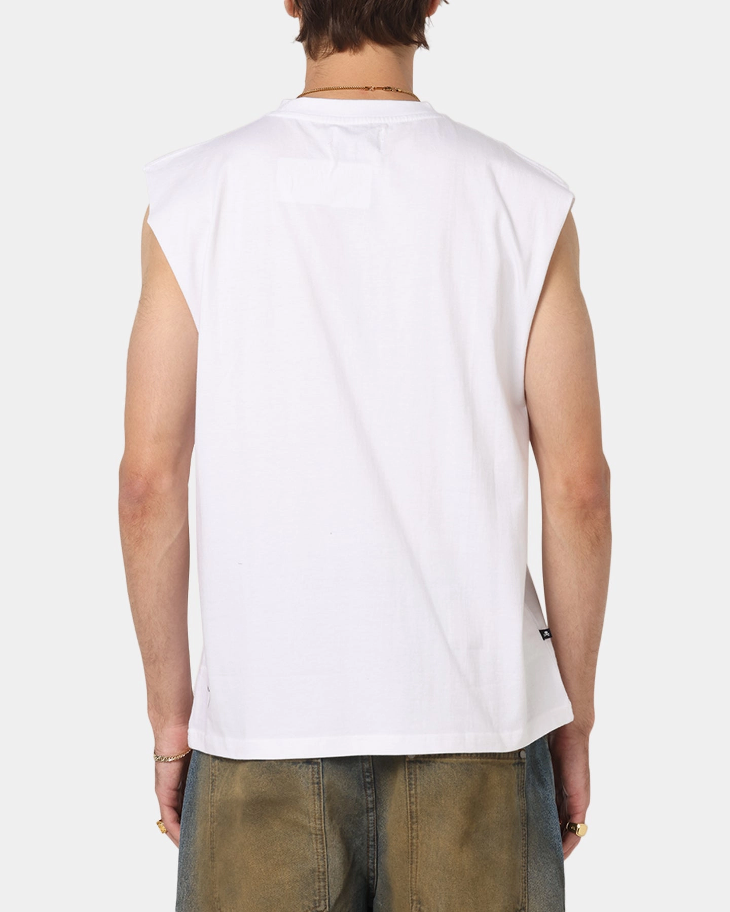 Saint Morta The Return Oversized Muscle T-Shirt White NeutralTonesCollection