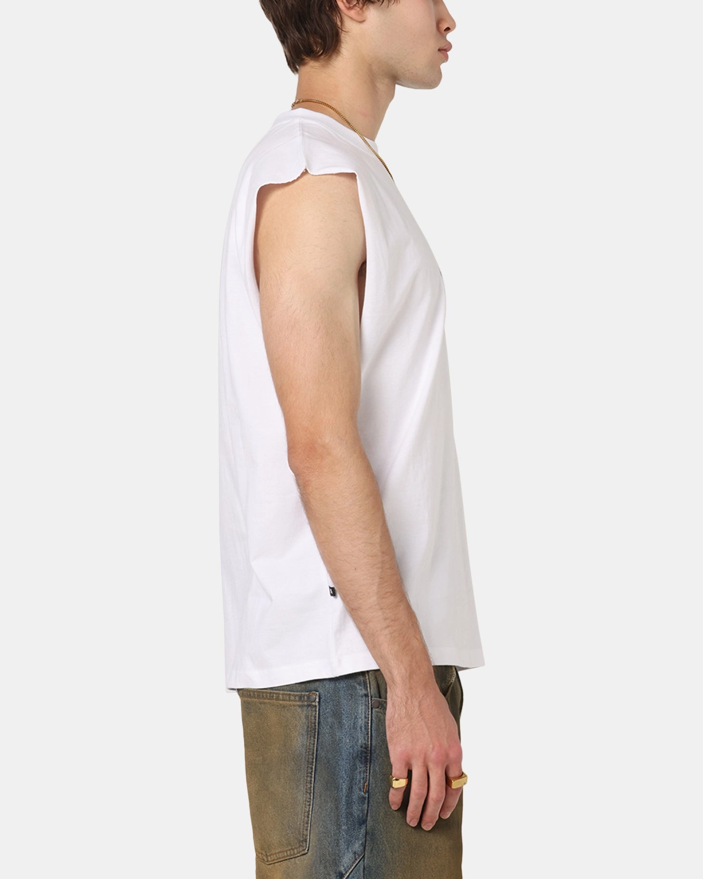 Multi Purpose Wear Saint Morta The Return Oversized Muscle T-Shirt White