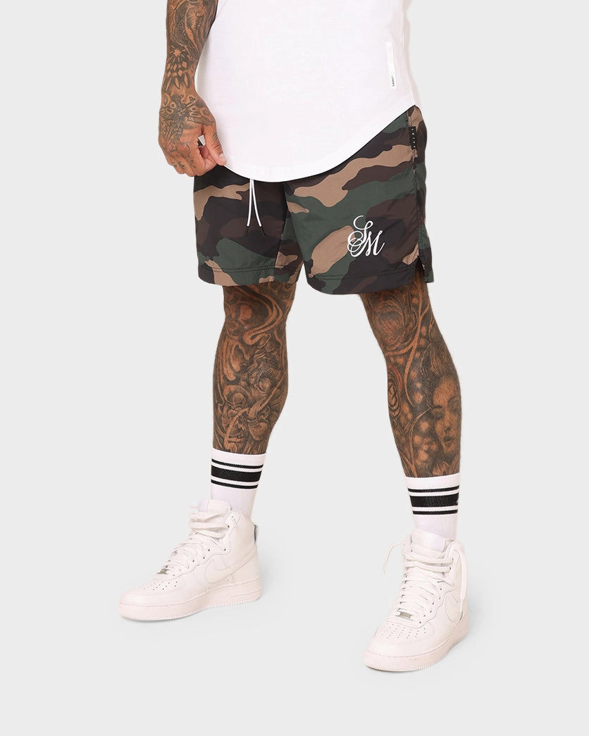 dress shorts Go Light Saint Morta Timeless Camo Beach Shorts Woodland Camo
