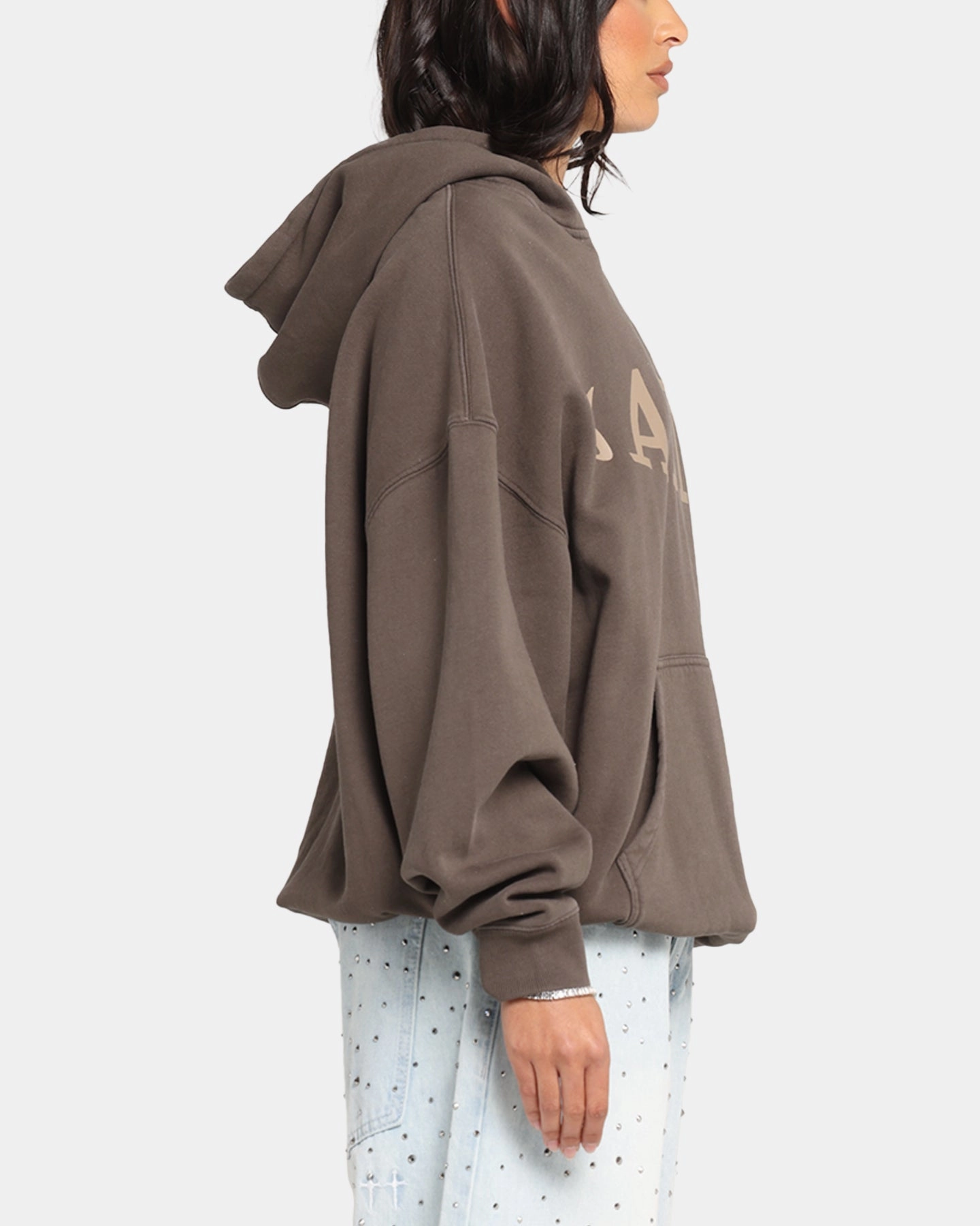 Lightweight Construction Power Dressing Saint Morta Vision Boxy Hoodie Brown