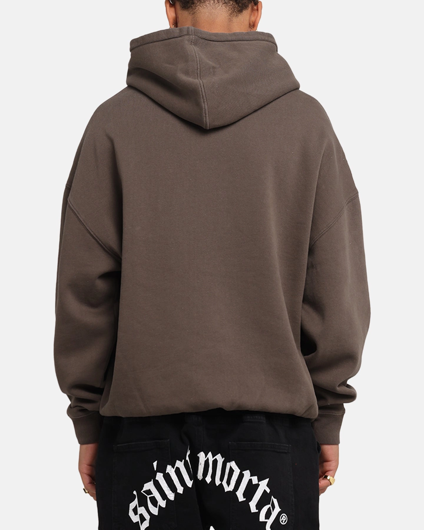 Saint Morta Vision Boxy Hoodie Brown Coastal Style