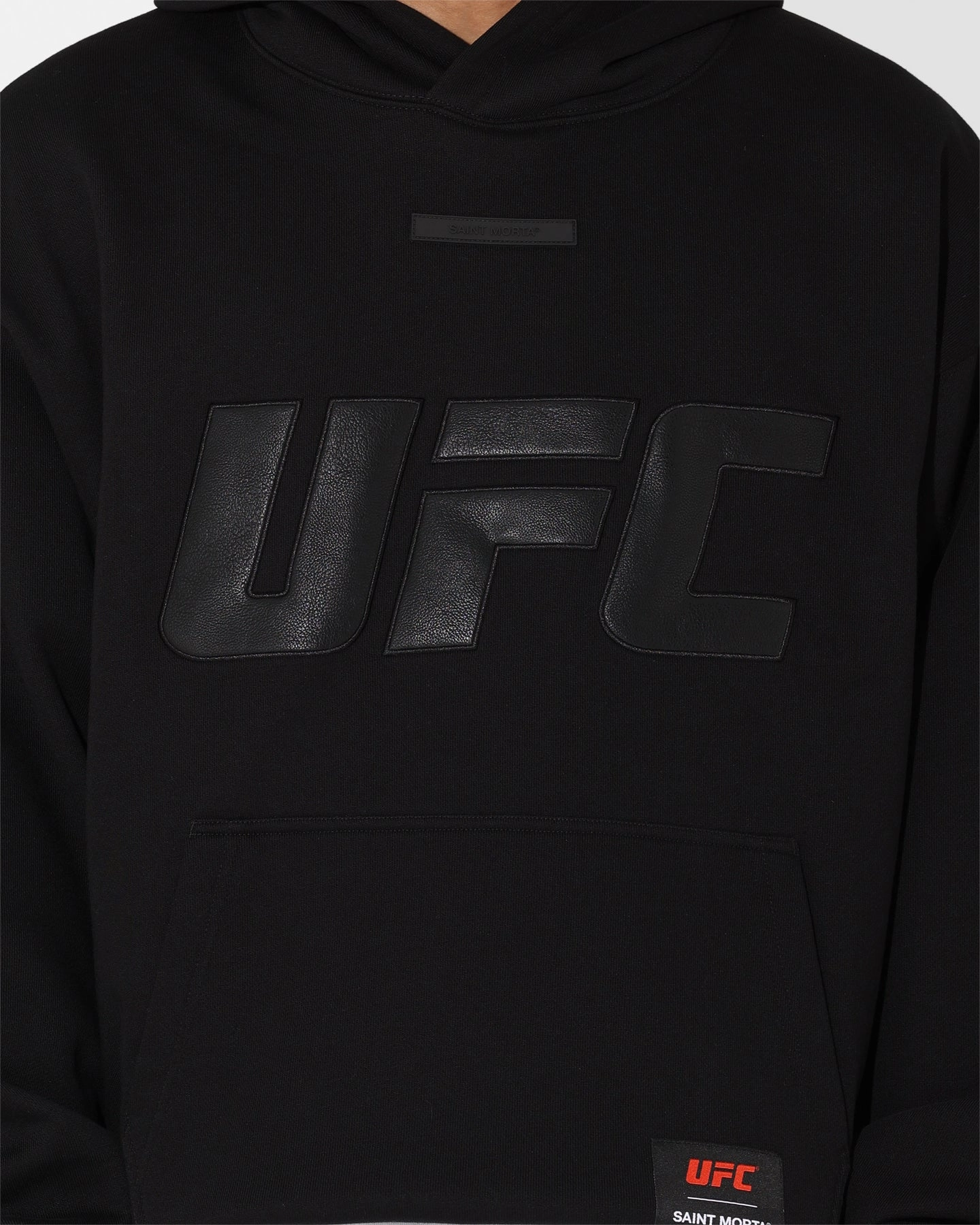 Sophisticated Saint Morta X UFC Boxy Premium Hoodie Black/Black