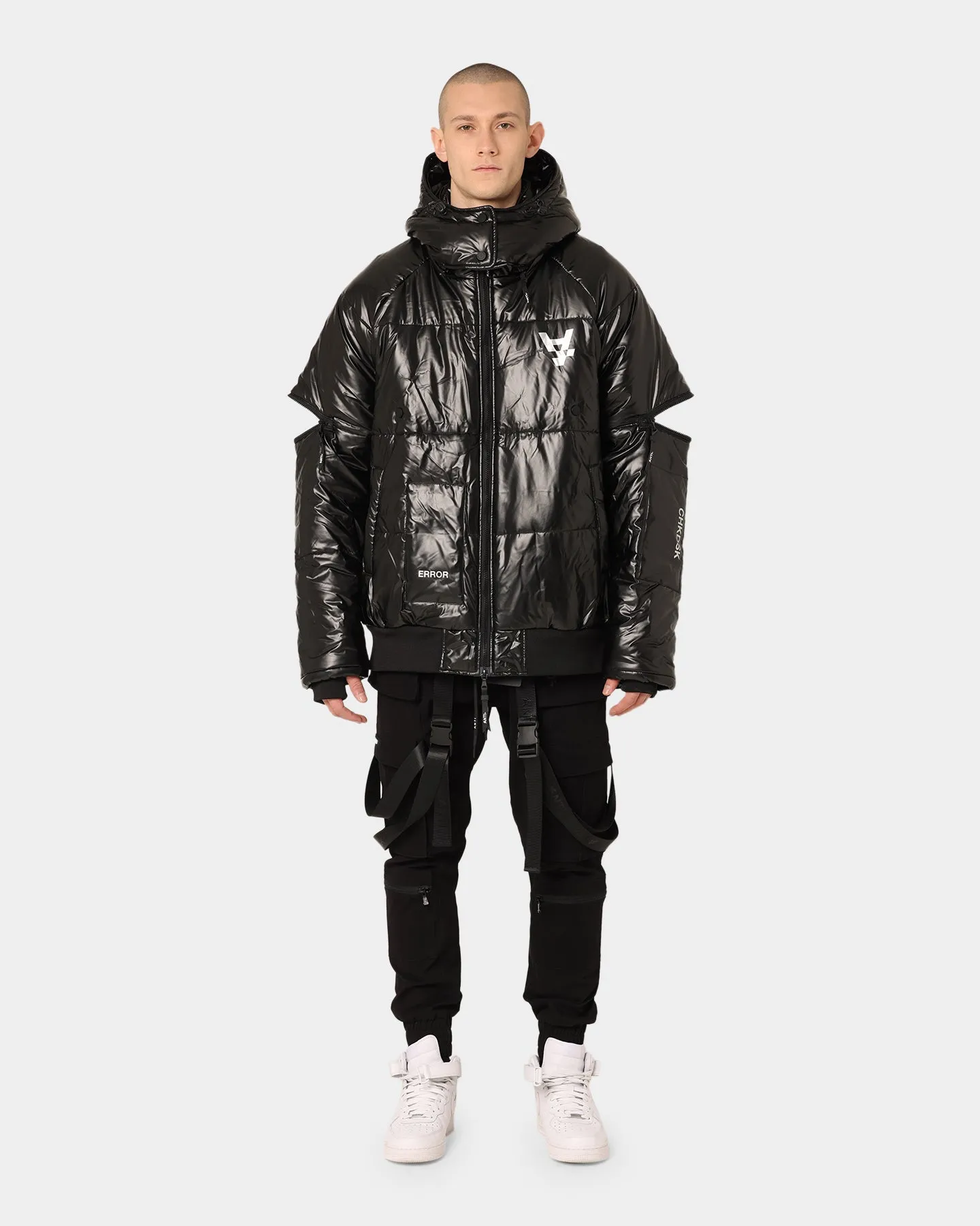 Focus The Anti Order Anti Joy Technical Puffer Jacket Black/Silver