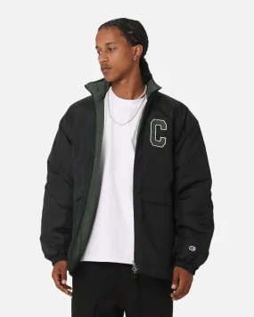 Champion LFS Parker Puffer Jacket Black Light Function Quilted Panels
