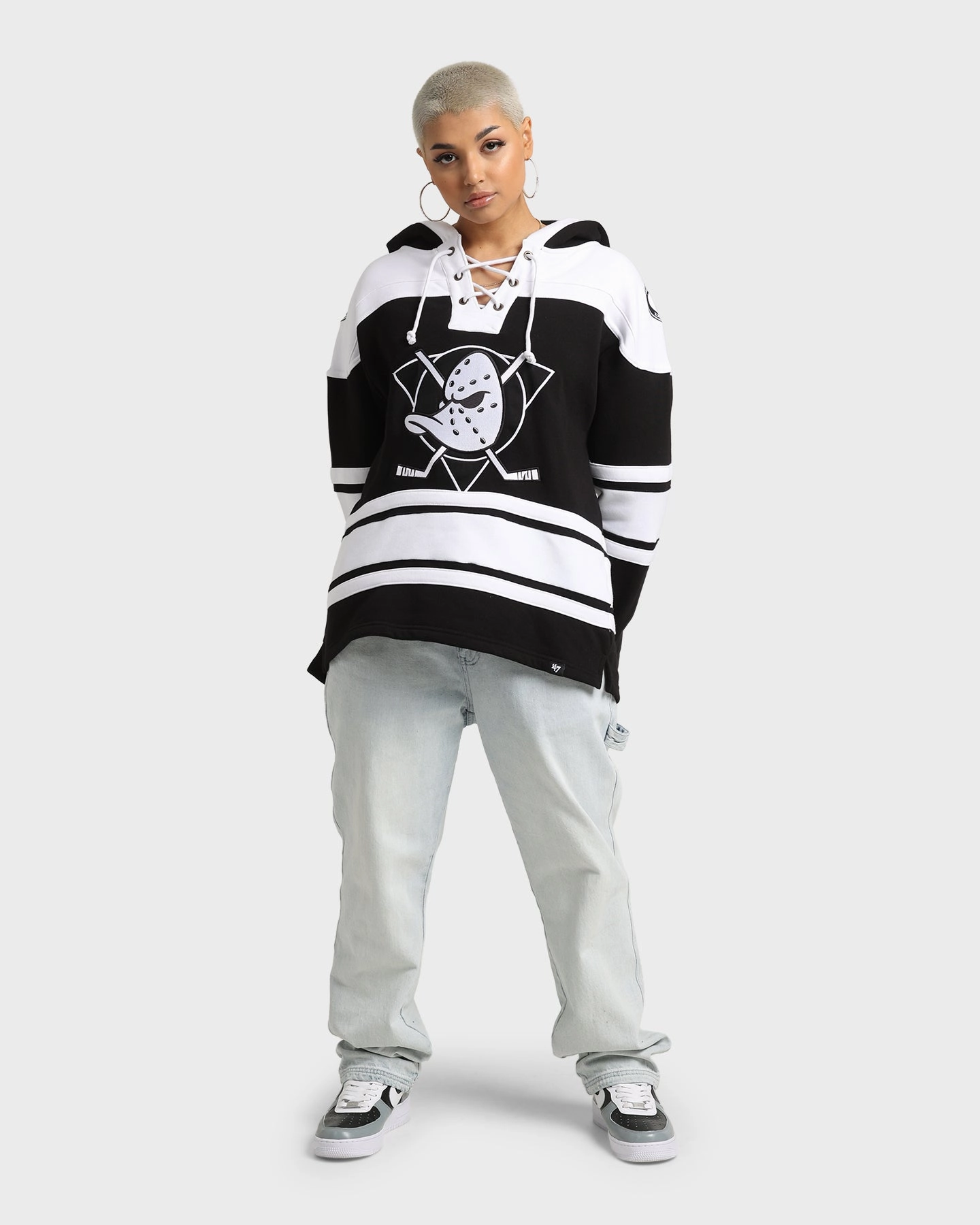 47 Brand Anaheim Ducks NHL Superior '47 Lacer Hoodie Jet Black Hot