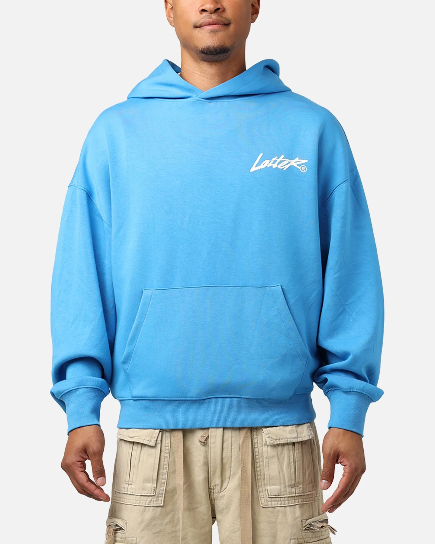 kids Loiter Chroma Premium Hoodie Blue