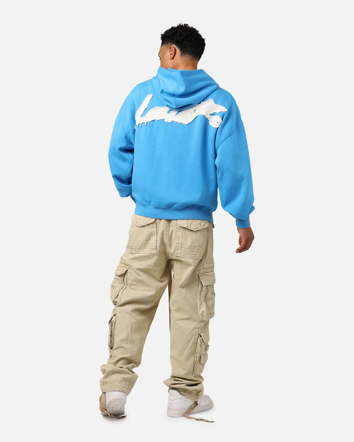 Loiter Chroma Premium Hoodie Blue Hidden pockets