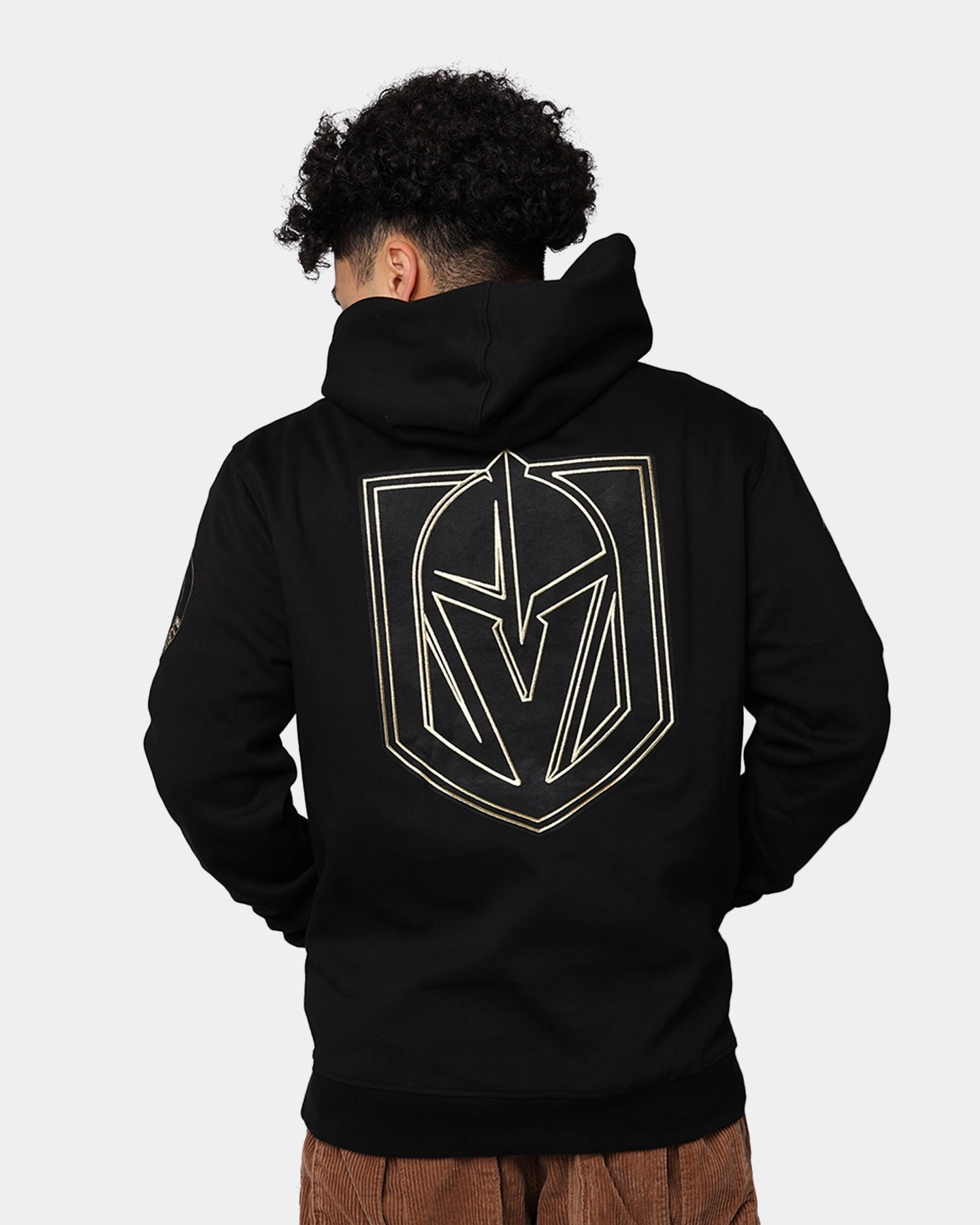 Pro Standard Vegas Golden Knights Black And White Hoodie Black Patience