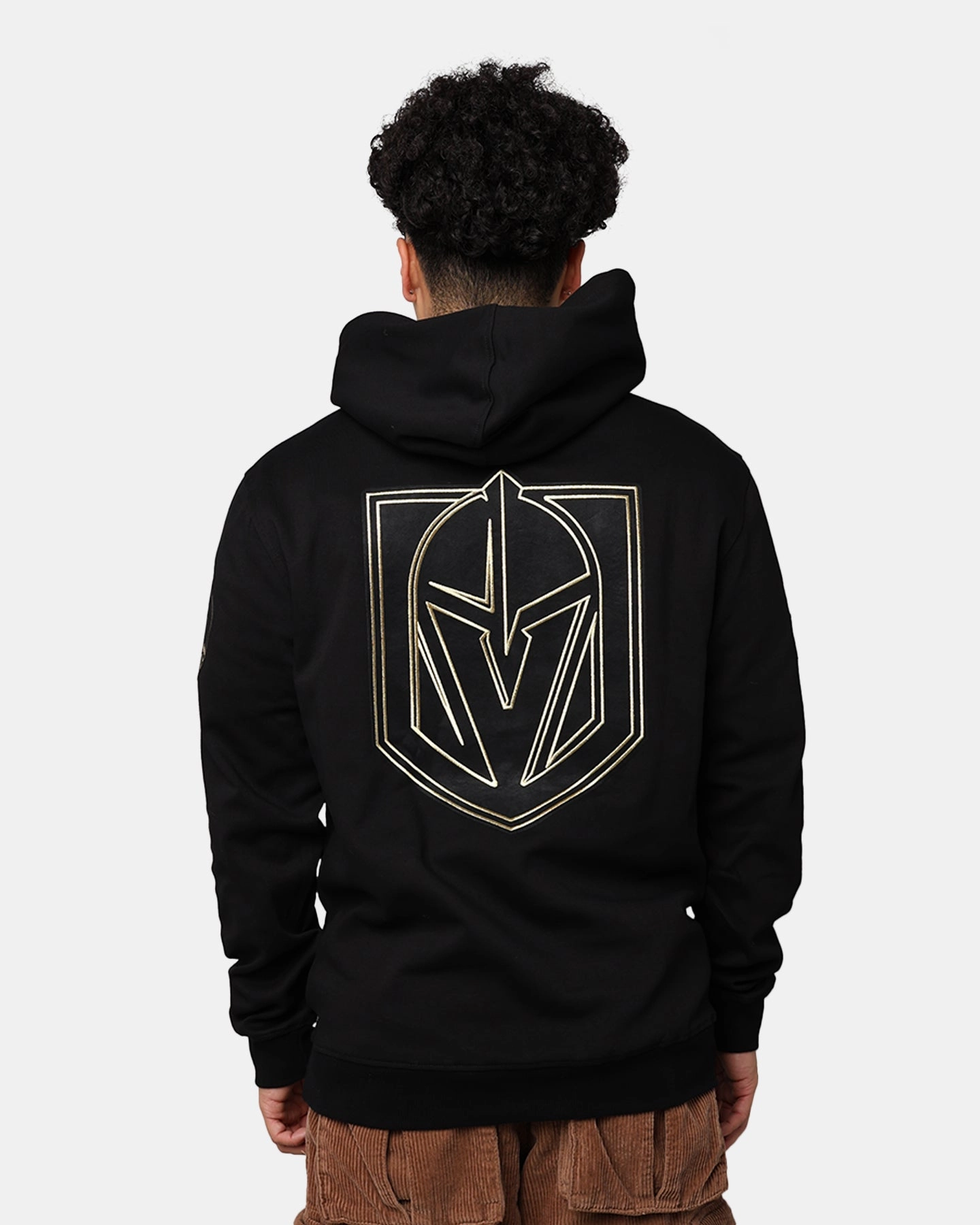 Preserve Barrier Seam Construction Pro Standard Vegas Golden Knights Black And White Hoodie Black