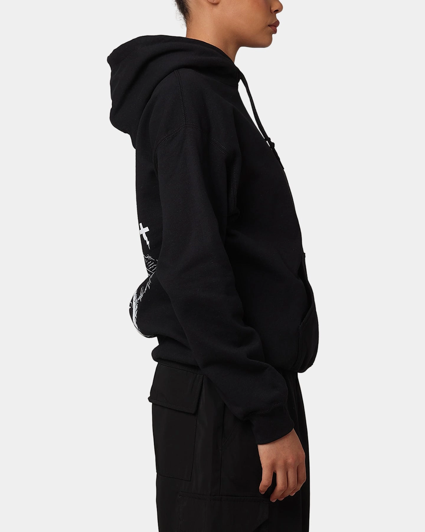 The Anti Order Double Dragon Hoodie Black/White Sort