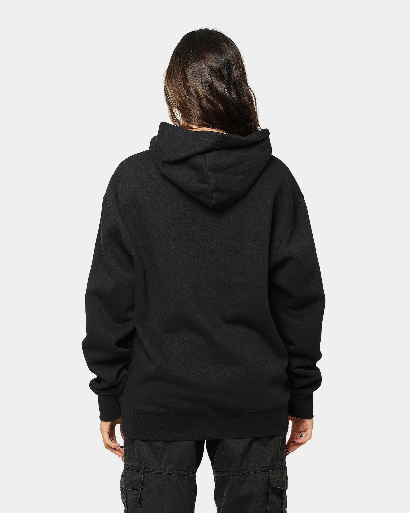 Booking Jordan Essential Fleece Pull Over Hoodie Black/White