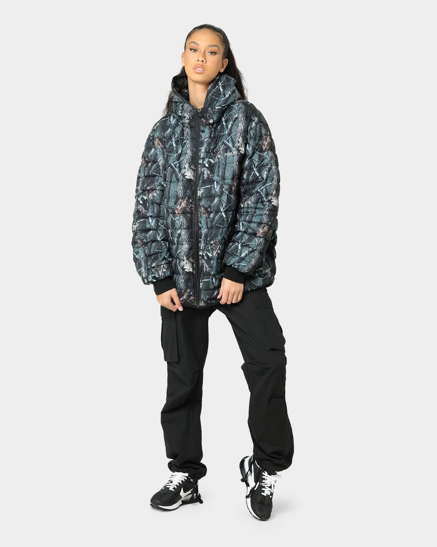 Pyra Camo Nero Jacket Camo Adjustable Cuffs Concealer