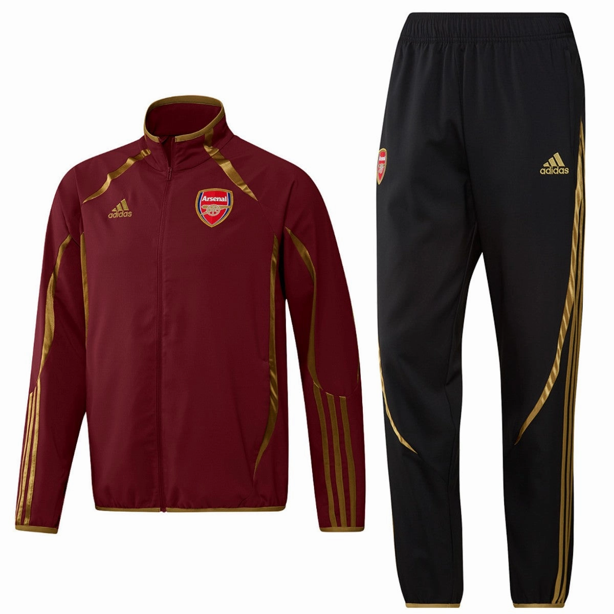 Chafe Free Construction shawl venue Arsenal retro woven presentation tracksuit 2022 - Adidas